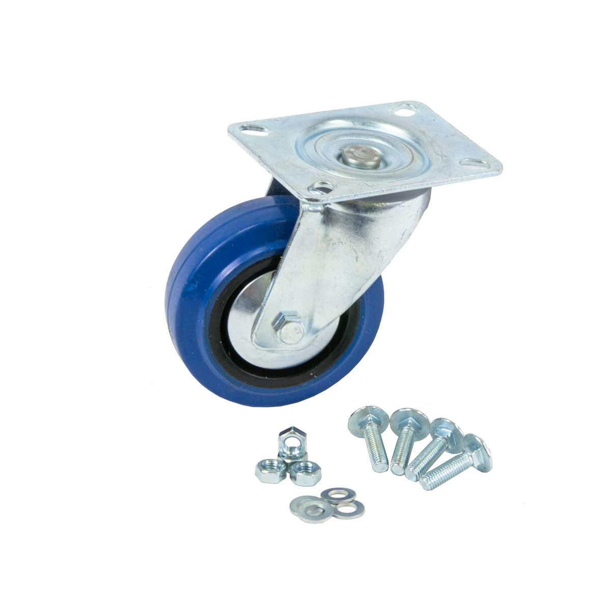 DuraTruss Blue Wheel without Brake,incl. Screw Set – hjul til scene og transport